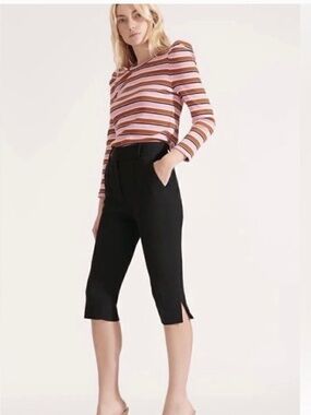 NWOT Veronica Beard High Waist Cropped Pants